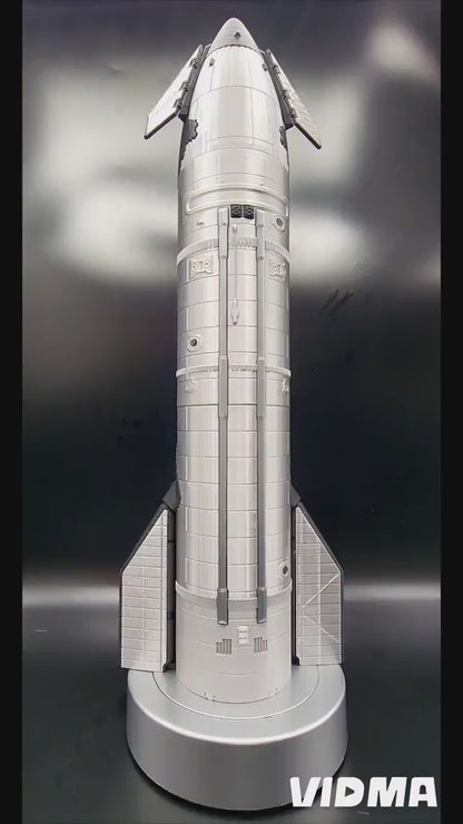 3D printed articulate S34 Block 2 Starship. Highly Detailed.