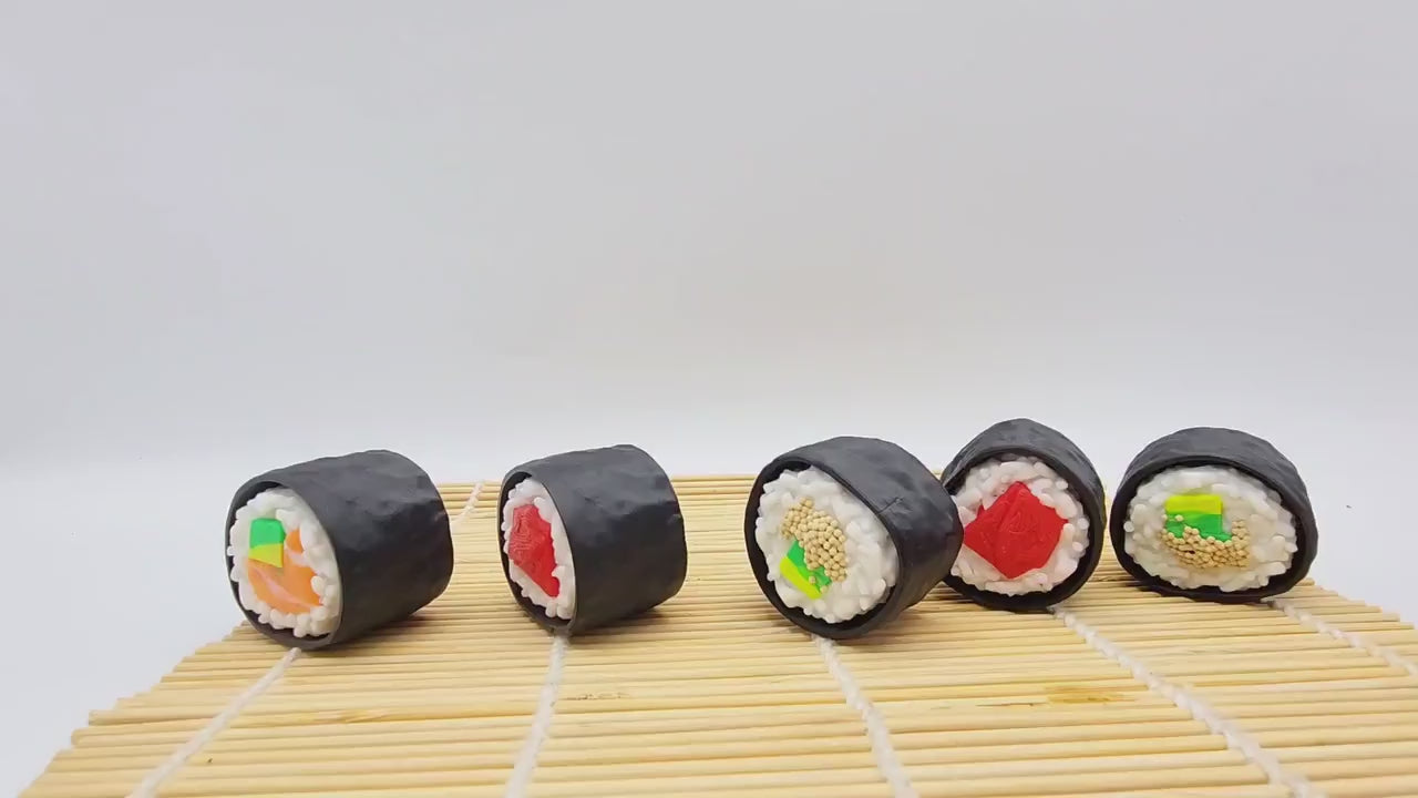 3D Printed Sushi Clicker fidget toy. Perfect Stress Reliever for everyone.