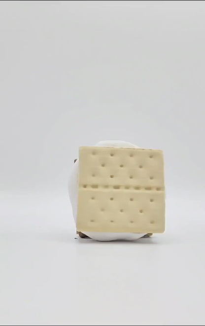 S’more Clicker Toy – Cute Fidget for Stress Relief, 3D Printed Campfire Sensory Toy, Unique Gift for Fidget Lovers