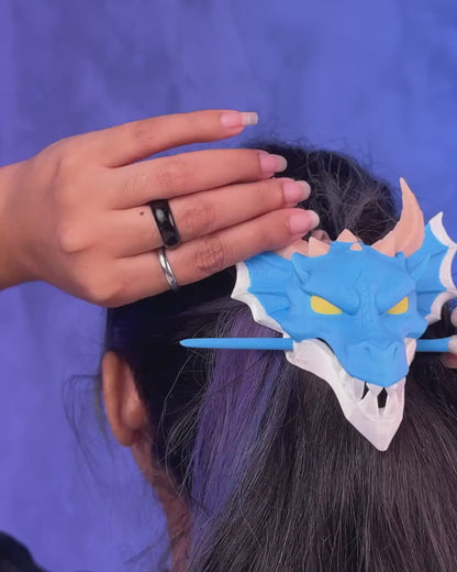 3D printed Dragon’s Relic Hair Pin