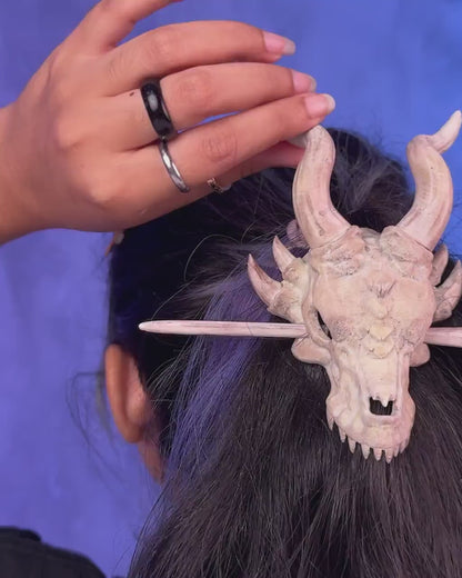 3D printed Bone Trophy Hair Pin