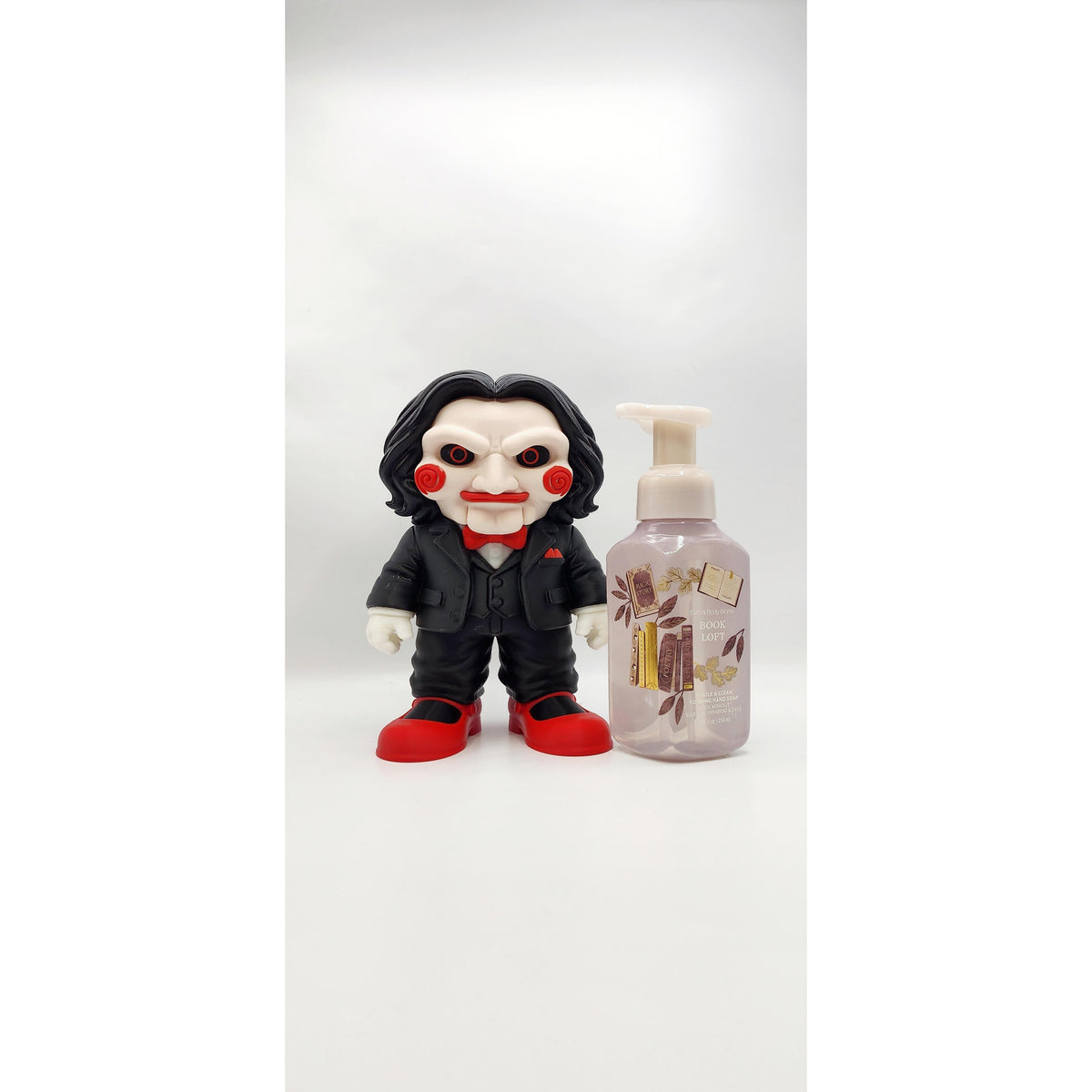 Spooky Retro 3D printed soap dispenser holder, view 4
