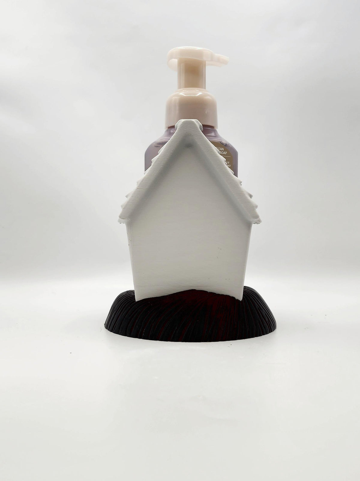 Floating Ghost Dog 3D printed soap dispenser holder, view 7