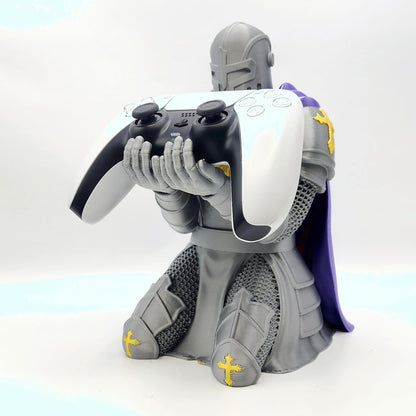 Kneeling Knight Paladin 3D printed controller stand, view 6