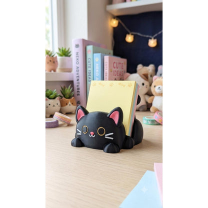 Cute Cat 3D printed sticky note holder, view 7