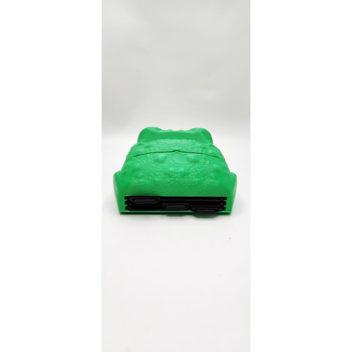 Toad 3D printed sticky note dispenser, view 5