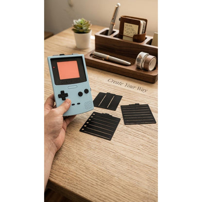 Retro Handheld 3D printed memo holder, view 9