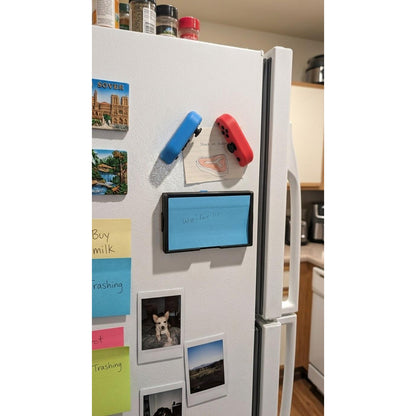 Controller-style magnetic sticky note 3D printed holder, view 8