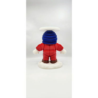 Kid Snowsuit 3D printed candle holder, view 5