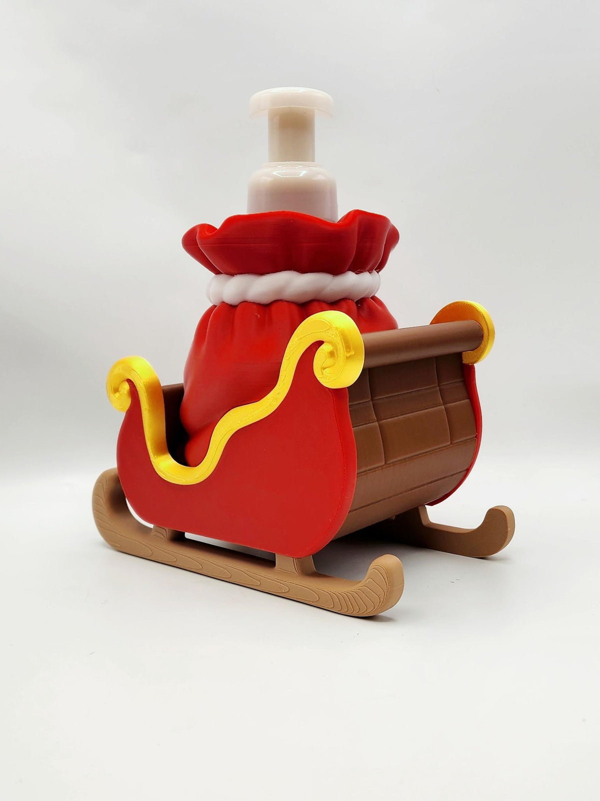 Santa's Sleigh 3D printed soap holder, view 7
