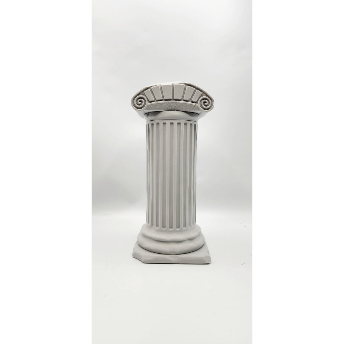 Roman Pillar 3D printed headphone stand, view 4