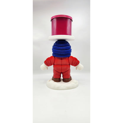 Kid Snowsuit 3D printed candle holder, view 9