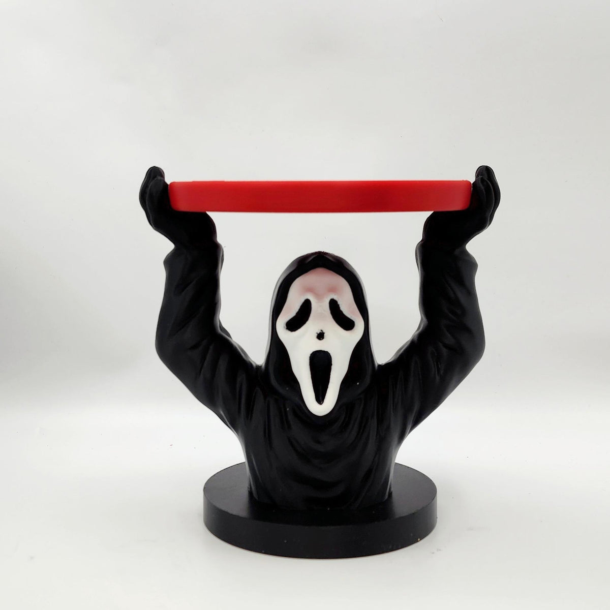 Halloween Ghoul 3D printed candle holder, view 4