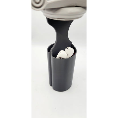 Roman Pillar 3D printed headphone stand, view 7