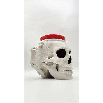 Skullivan Skull 3D printed ice cream pint holder, view 8