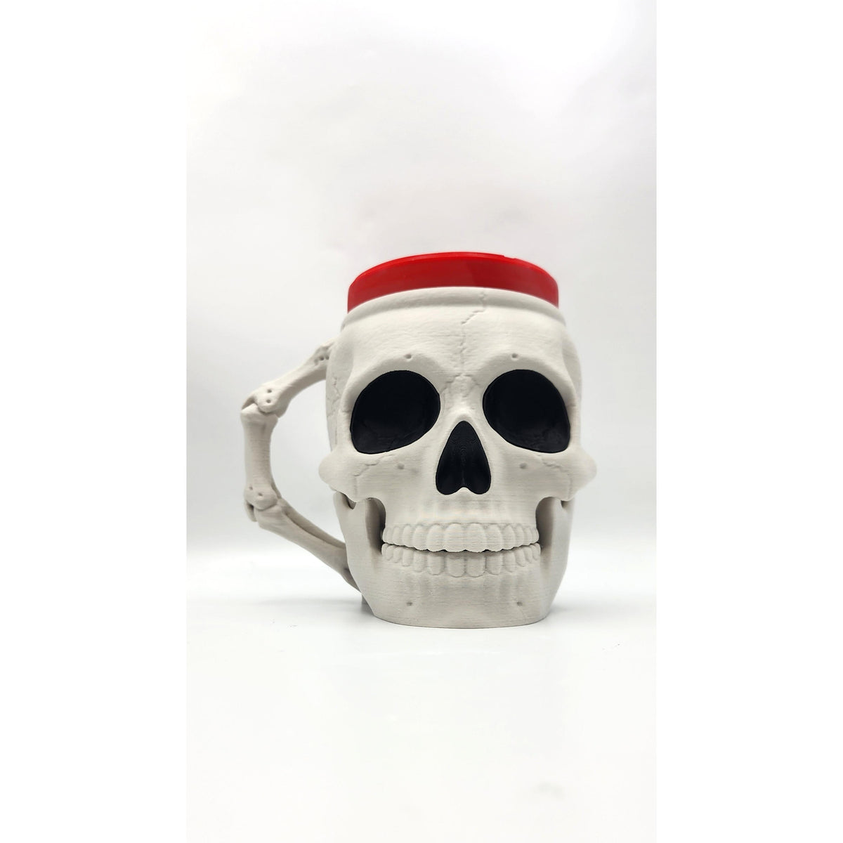 Skullivan Skull 3D printed ice cream pint holder, view 4