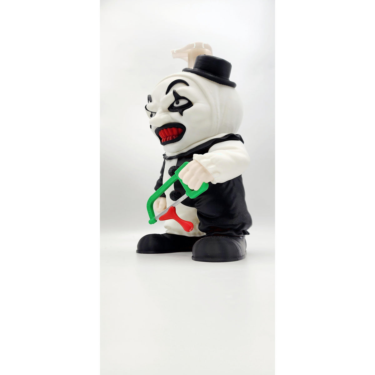 Slasher Mime Clown 3D printed soap holder, view 8
