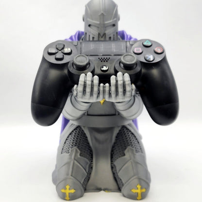 Kneeling Knight Paladin 3D printed controller stand, view 2