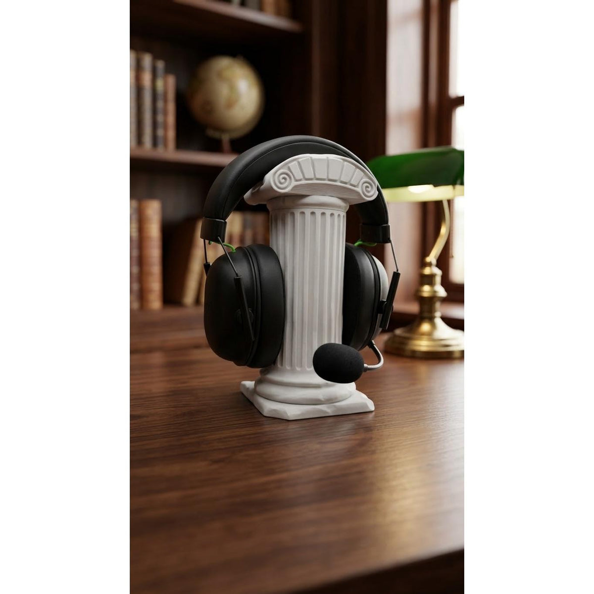 Roman Pillar 3D printed headphone stand, view 9