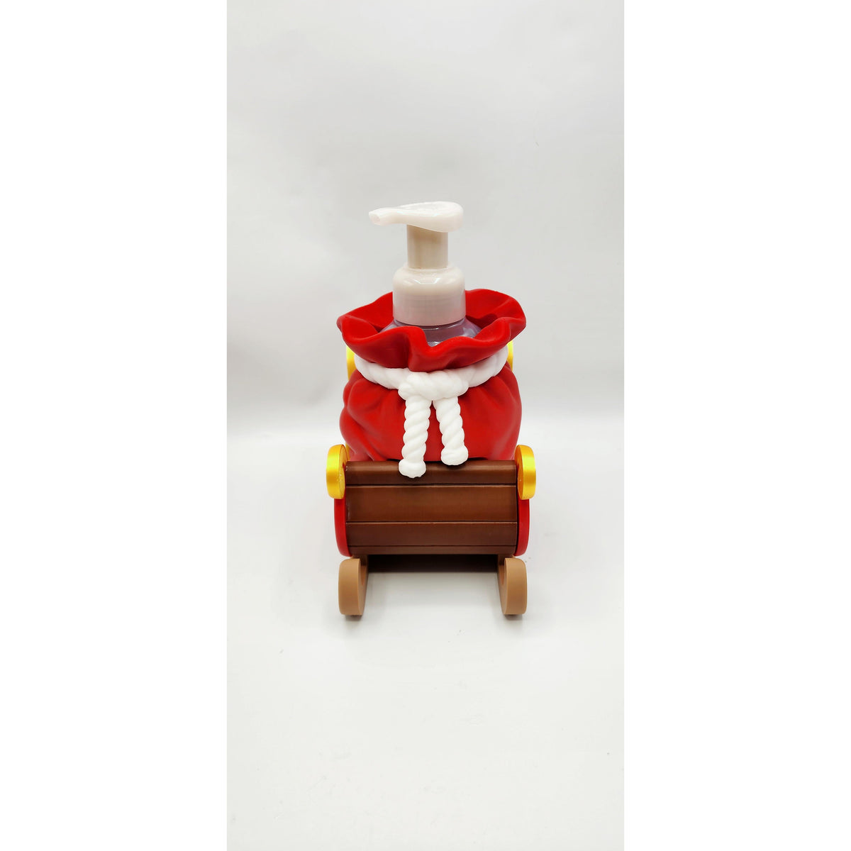 Santa's Sleigh 3D printed soap holder, view 5