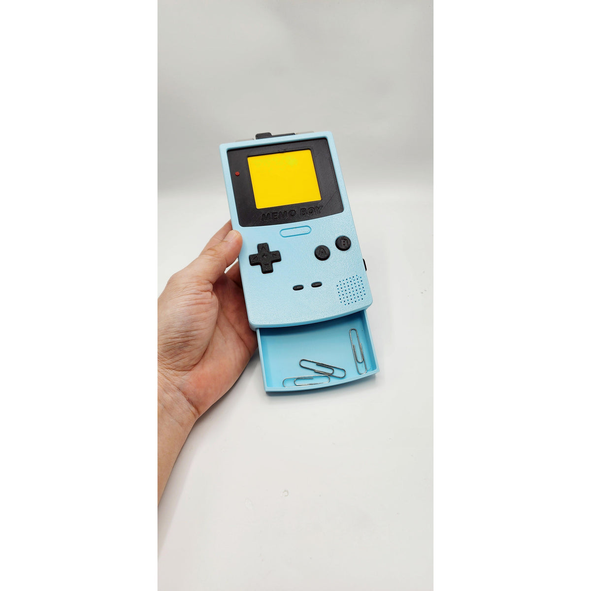 Retro Handheld 3D printed memo holder, view 6