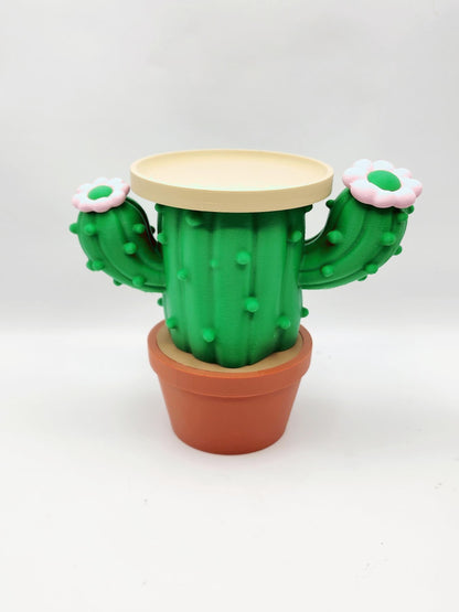 Desert Cactus 3D printed candle holder, view 8