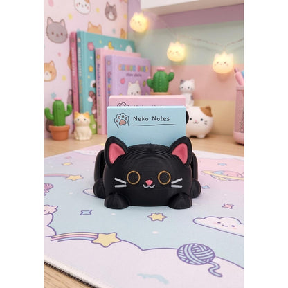 Cute Cat 3D printed sticky note holder, view 1