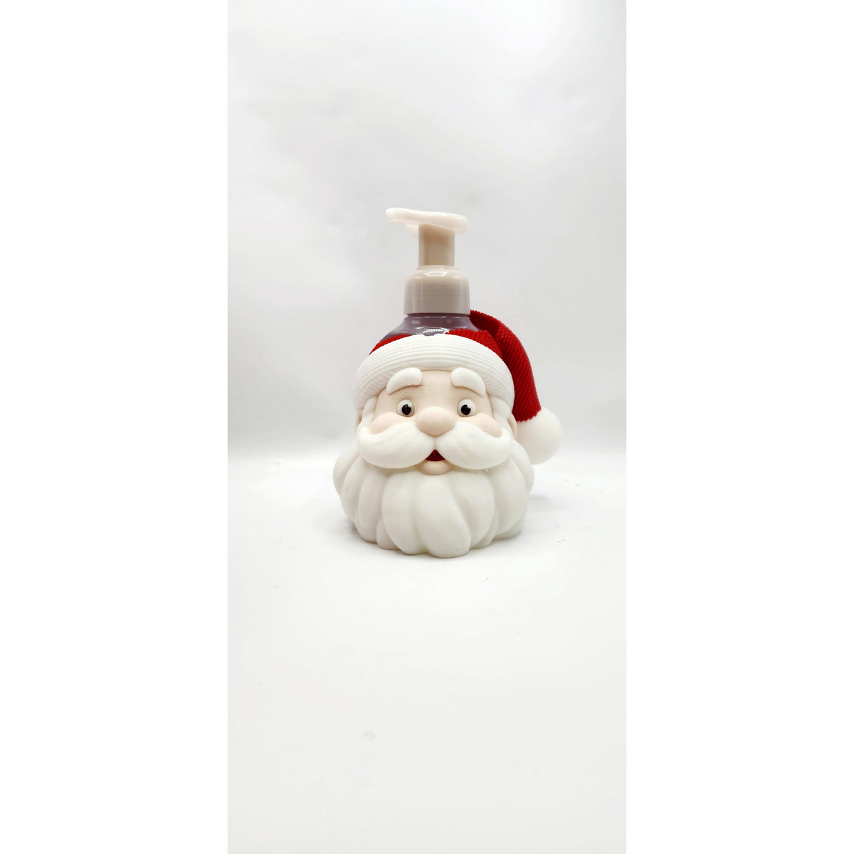 Santa Claus 3D printed soap dispenser holder, view 5
