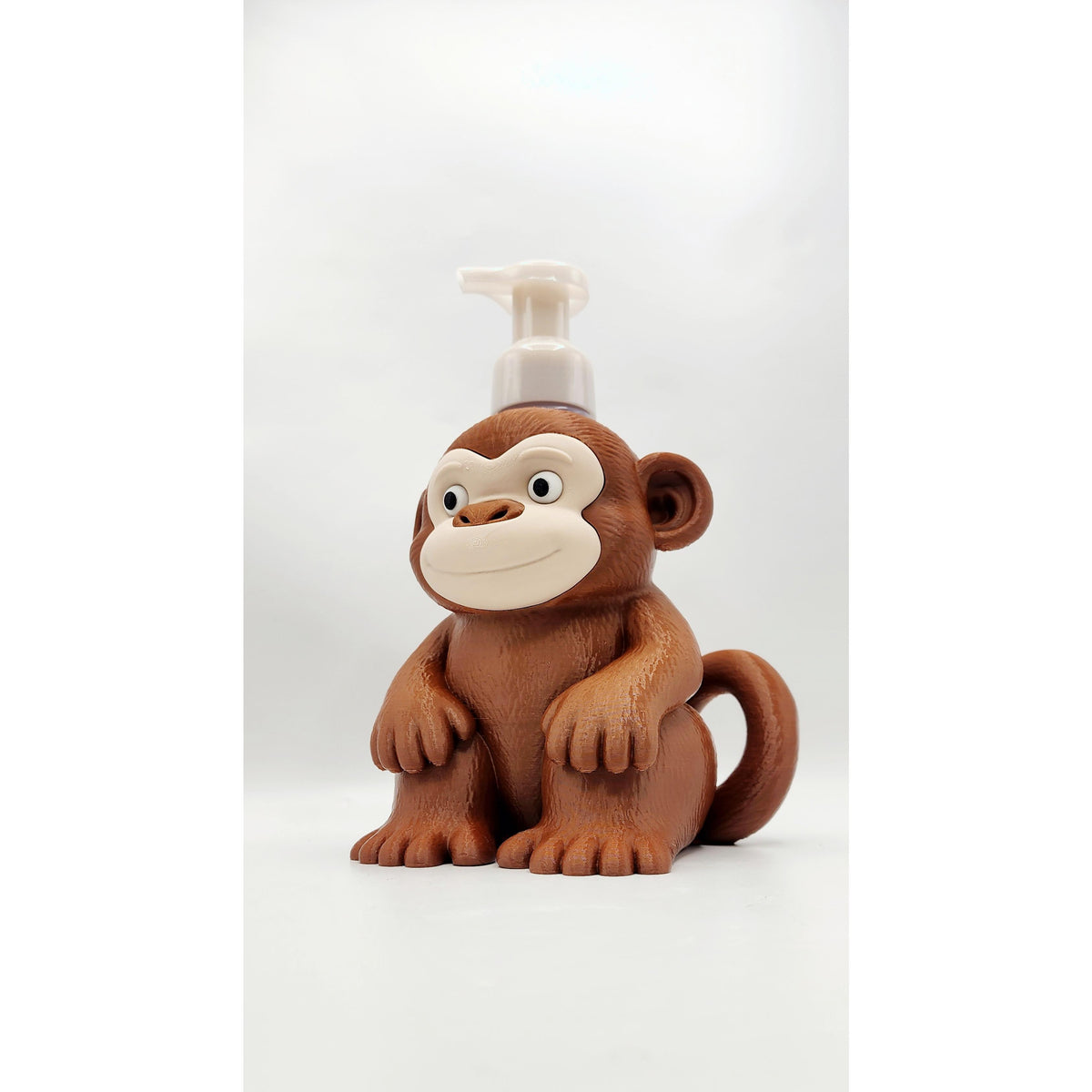 Cute Monkey 3D printed soap dispenser holder, view 8