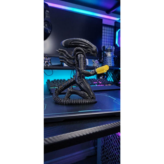 Alien Creature 3D printed pen holder, view 1