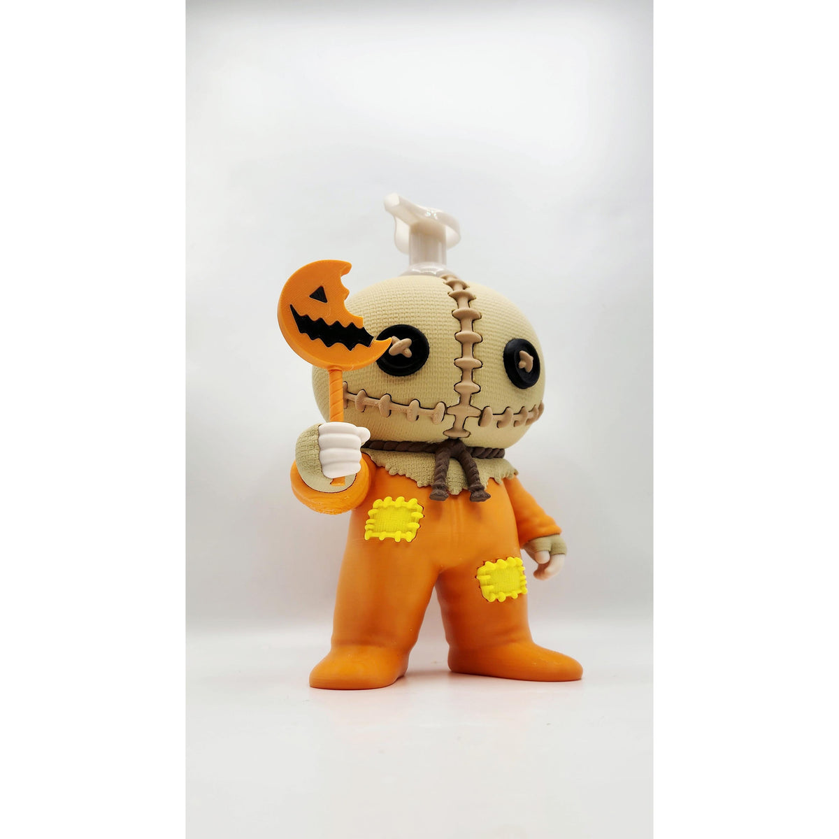 Burlap Sack Figure 3D printed soap bottle sleeve, view 8
