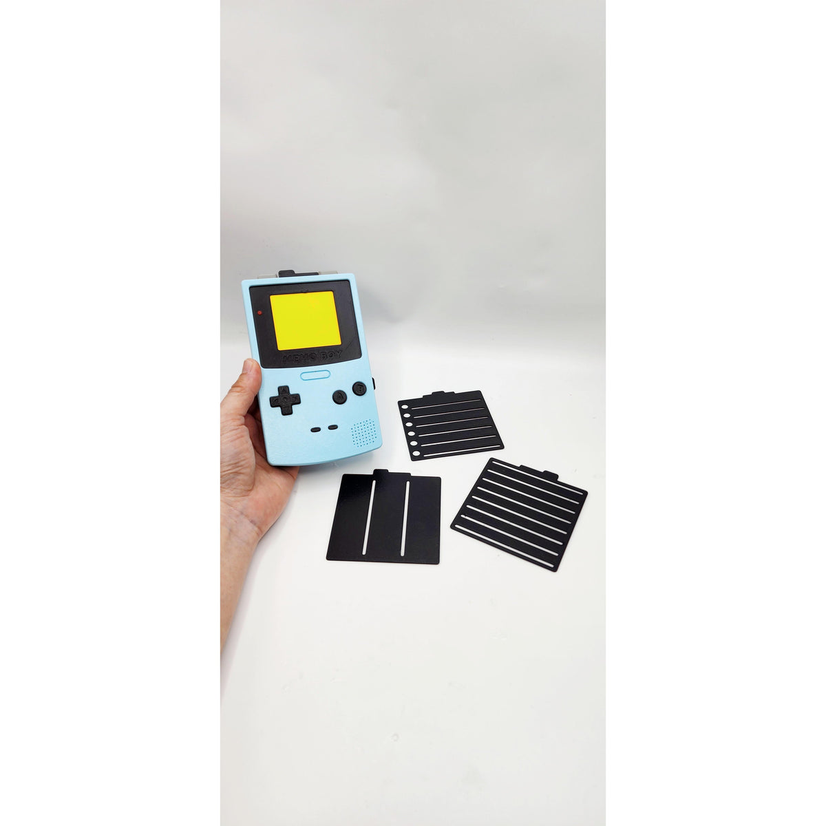 Retro Handheld 3D printed memo holder, view 7