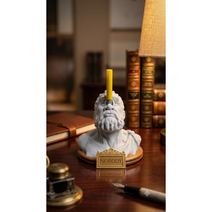 Cyclops Bust 3D printed pen stand, view 6
