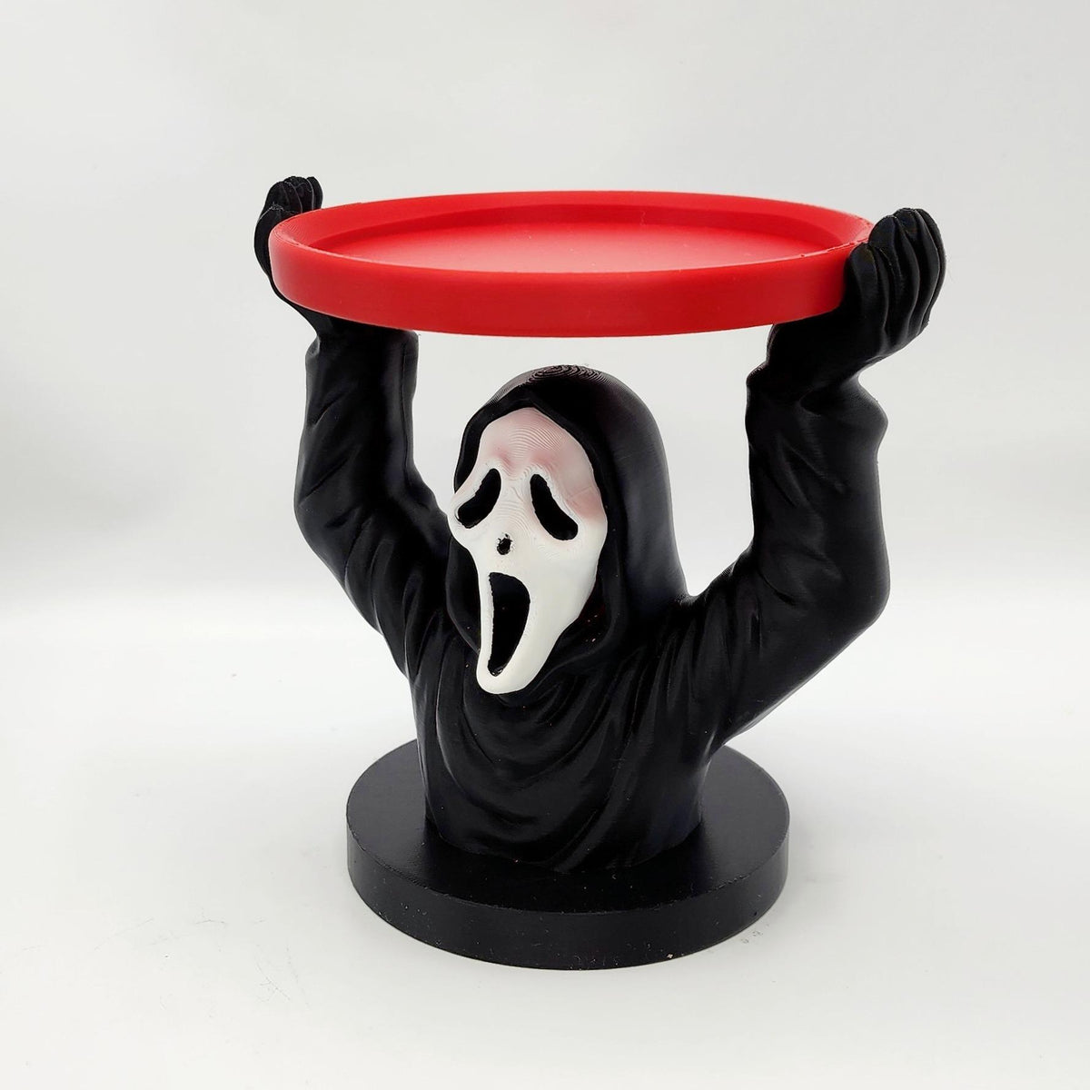 Halloween Ghoul 3D printed candle holder, view 5