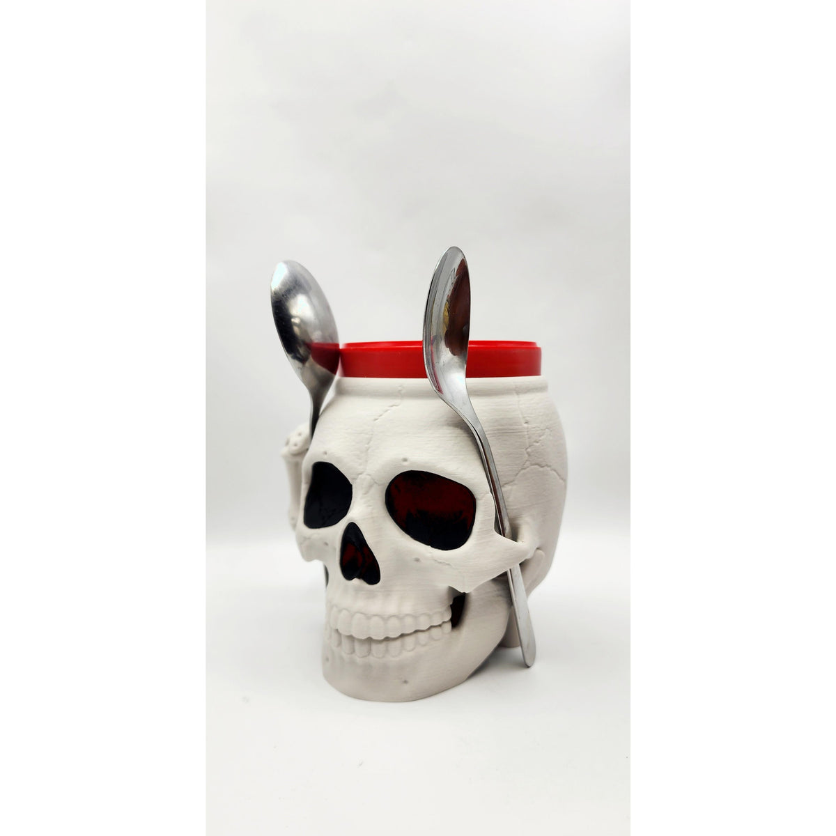 Skullivan Skull 3D printed ice cream pint holder, view 6