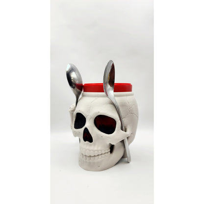 Skullivan Skull 3D printed ice cream pint holder, view 6