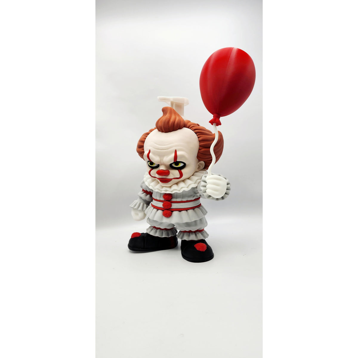 Spooky Horror Clown 3D printed soap holder, view 3