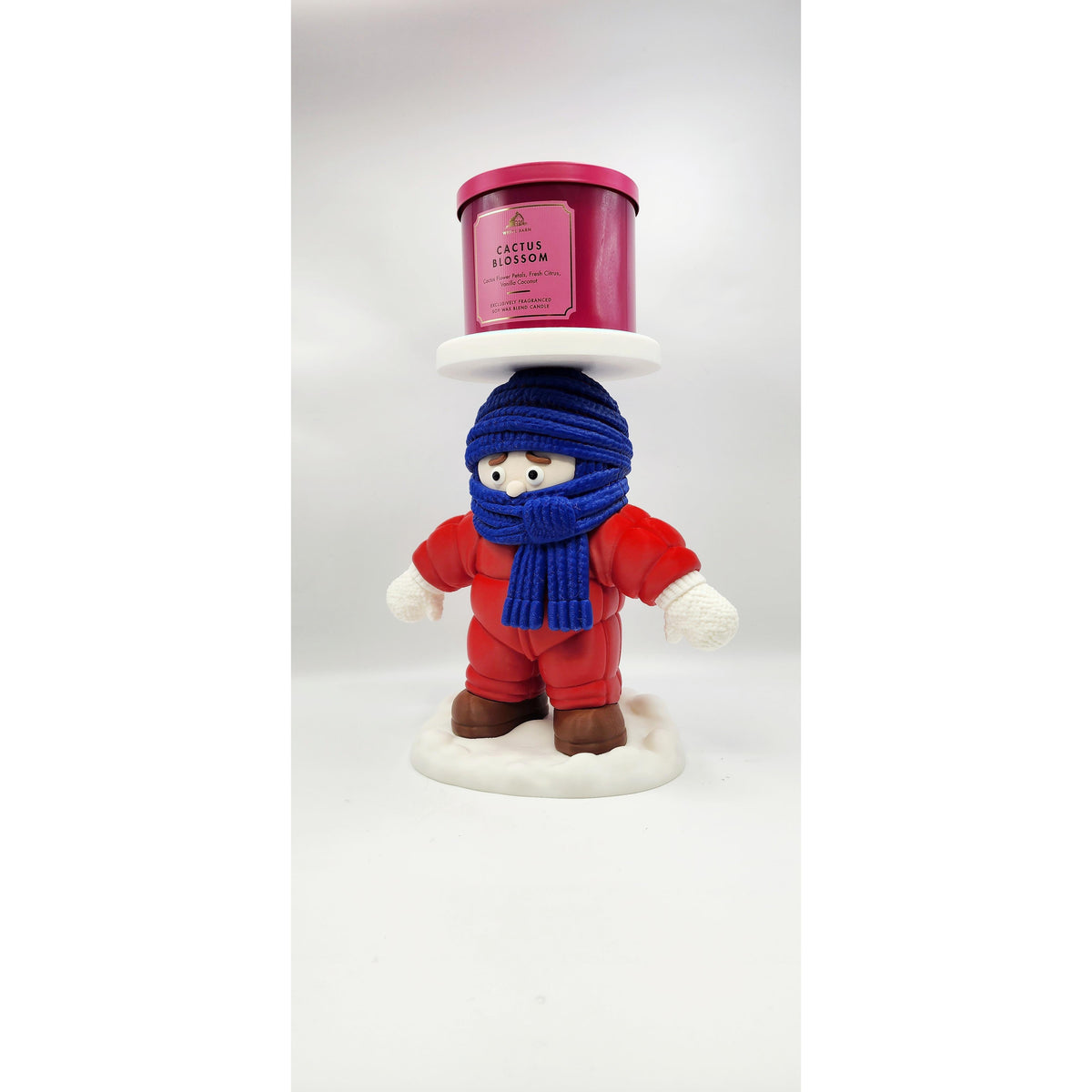 Kid Snowsuit 3D printed candle holder, view 4
