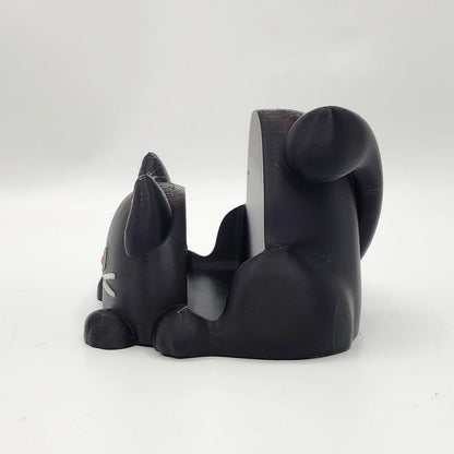 Cute Cat 3D printed sticky note holder, view 4