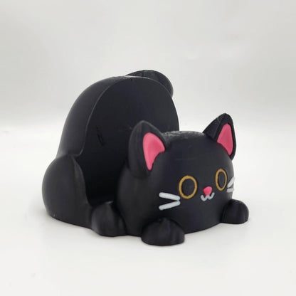 Cute Cat 3D printed sticky note holder, view 3