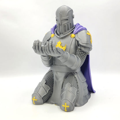 Kneeling Knight Paladin 3D printed controller stand, view 9