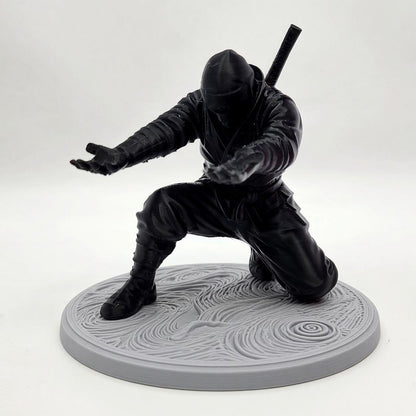 Kneeling Warrior 3D printed pen holder, view 9