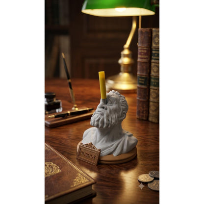 Cyclops Bust 3D printed pen stand, view 7