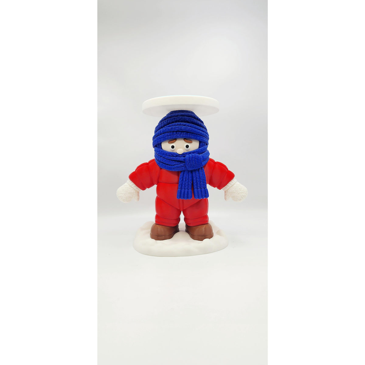 Kid Snowsuit 3D printed candle holder, view 6