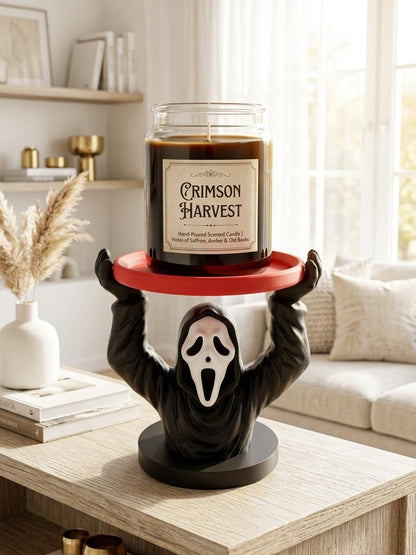 Halloween Ghoul 3D printed candle holder, view 3
