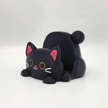 Cute Cat 3D printed sticky note holder, view 2