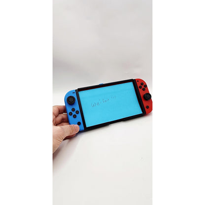 Controller-style magnetic sticky note 3D printed holder, view 5