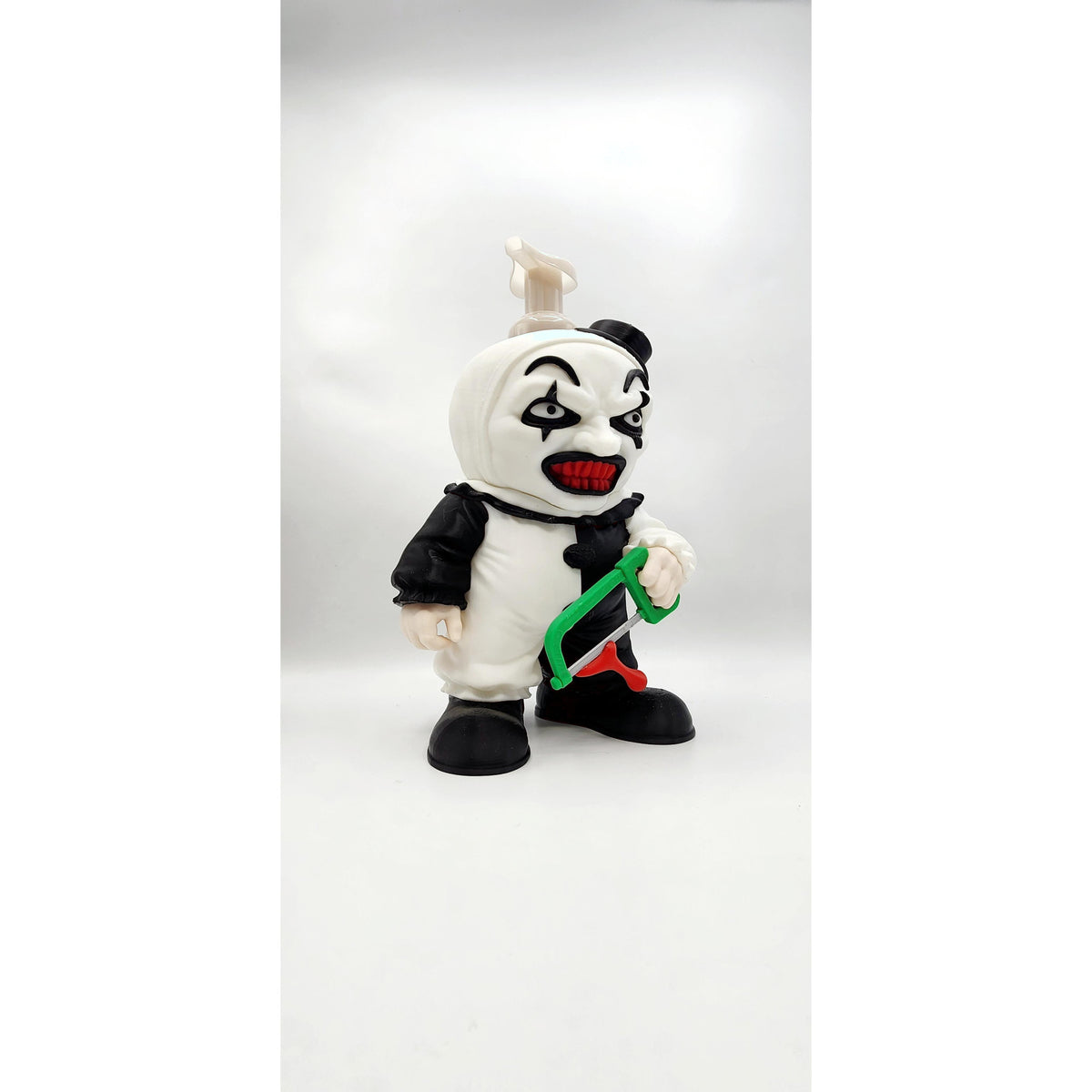 Slasher Mime Clown 3D printed soap holder, view 4