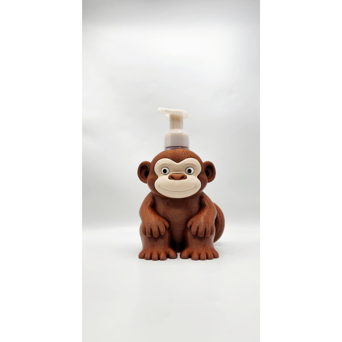 Cute Monkey 3D printed soap dispenser holder, view 2