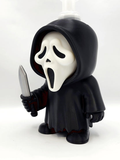 Halloween Ghost Slasher 3D printed soap pump holder, view 5